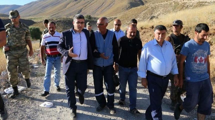 Kaymakam &Ccedil;etin Alabalık Tesisini İnceledi