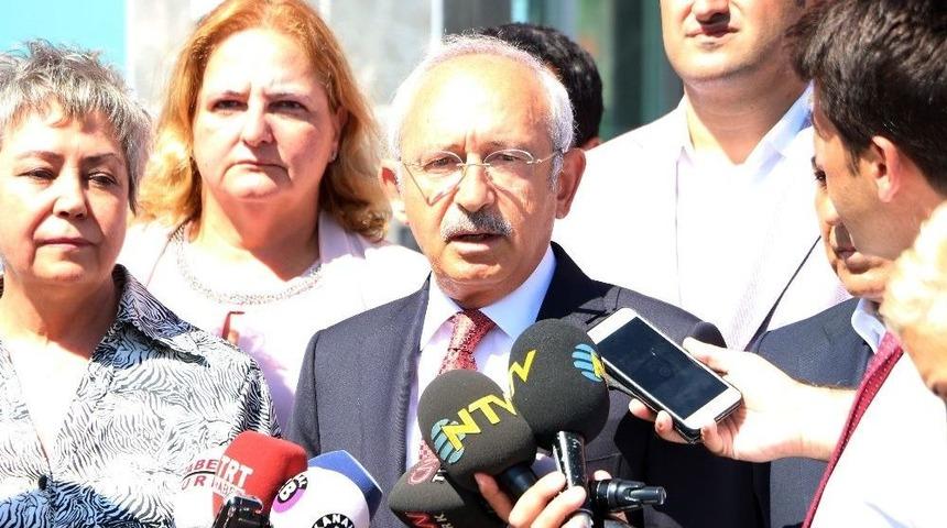 Chp Lideri Kılı&ccedil;daroğlu, Tutuklu Milletvekili Enis Berberoğlu&rsquo;nu Ziyaret Etti