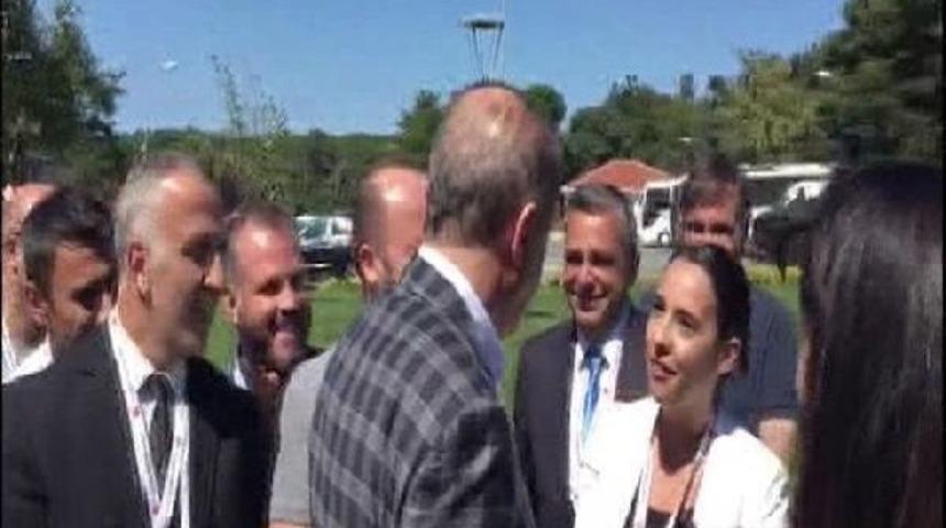 Erdoğan, Muhabirin Karadenizli Olduğunu Anlayınca...