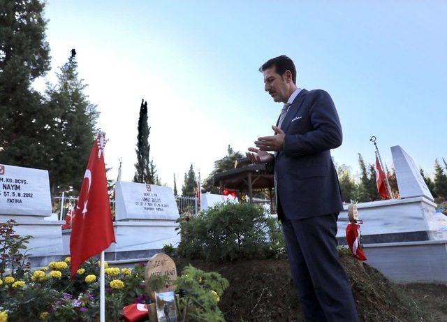 Başkan Tok, Bayramda Şehitleri Unutmadı 1