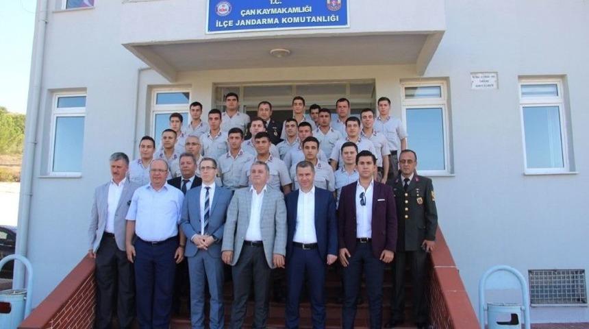 &Ccedil;an&rsquo;da Bayramlaşma T&ouml;reni Ger&ccedil;ekleştirildi