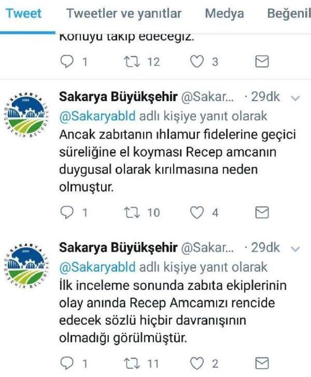 Belediye Yaşlı Adama Ihlamurlarını Teslim Edip, Özür Diledi