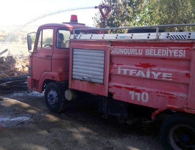 Sungurlu’da Ev Yangını 1