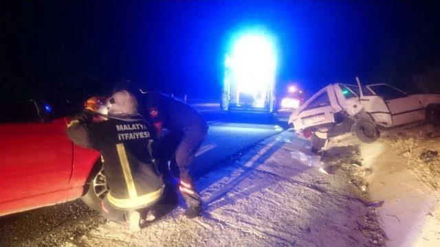 Malatya-elazığ Karayolunda Kaza: 8 Yaralı