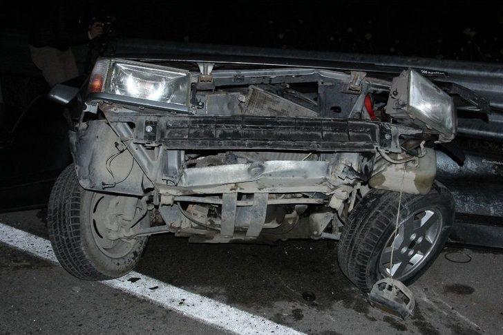 İkiye Bölünen Araçtan Sağ Kurtuldular G2