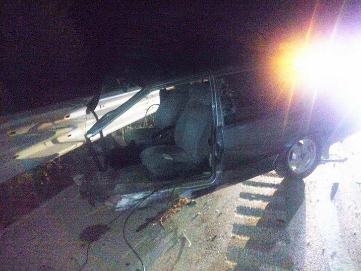 İkiye Bölünen Araçtan Sağ Kurtuldular G4