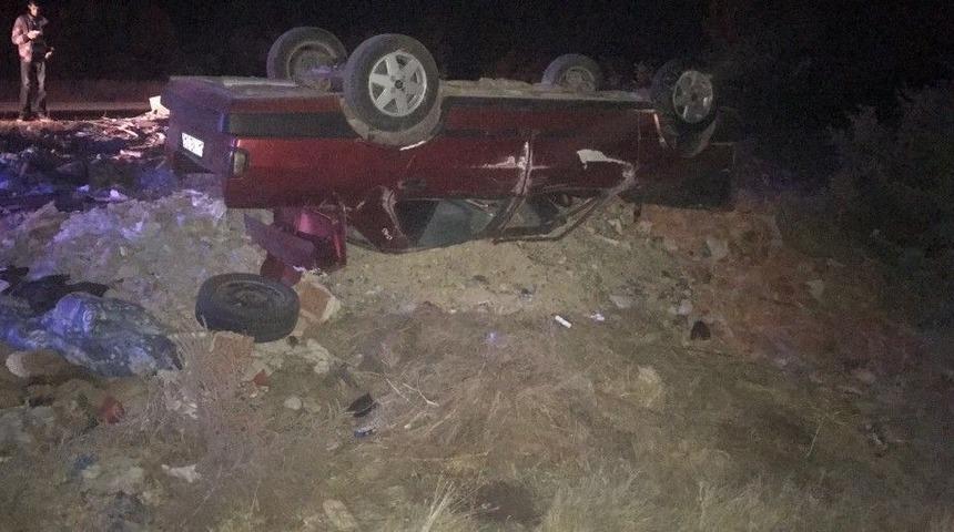 Uşak&rsquo;ta Trafik Kazası: 1 &Ouml;l&uuml;, 1 Yaralı