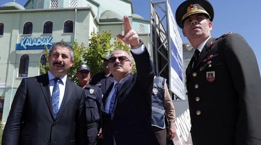 Vali &Ccedil;akacak, G&ouml;revi Başındaki G&uuml;venlik G&uuml;&ccedil;lerinin Bayramını Kutladı