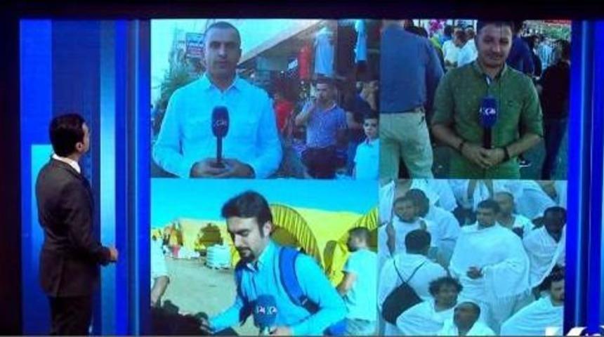 Canlı Yayındaki Muhabirin Kurbanlık Dana Ile Mücadelesi