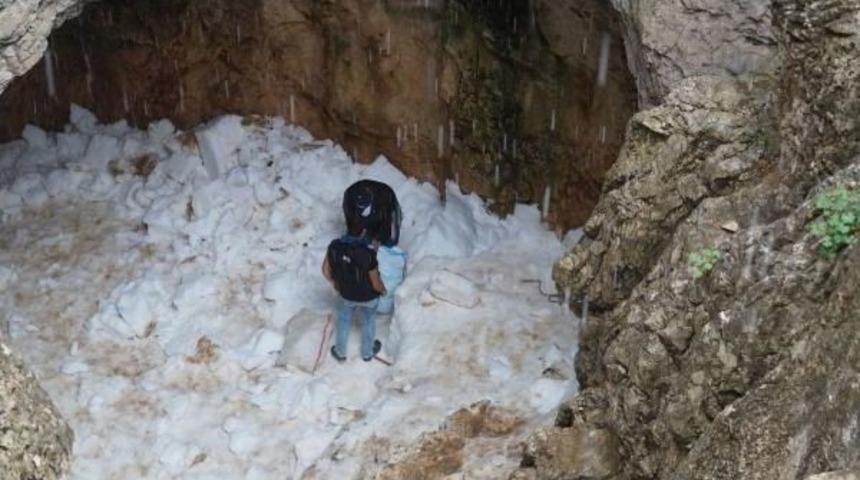 Toroslar&rsquo;Da Doğal &lsquo;Kar Kuyusu&rsquo;