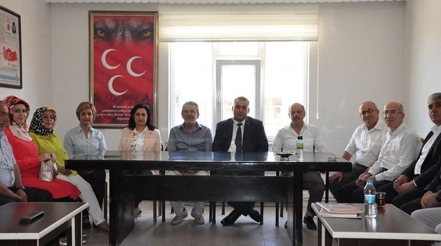 Mhp İl Başkanlığında Bayramlaşma Yapıldı