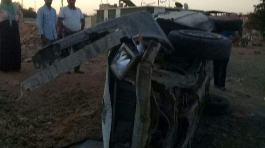 K&ouml;peğe &Ccedil;arpmamak İ&ccedil;in Kaza Yaptı Ağır Yaralandı