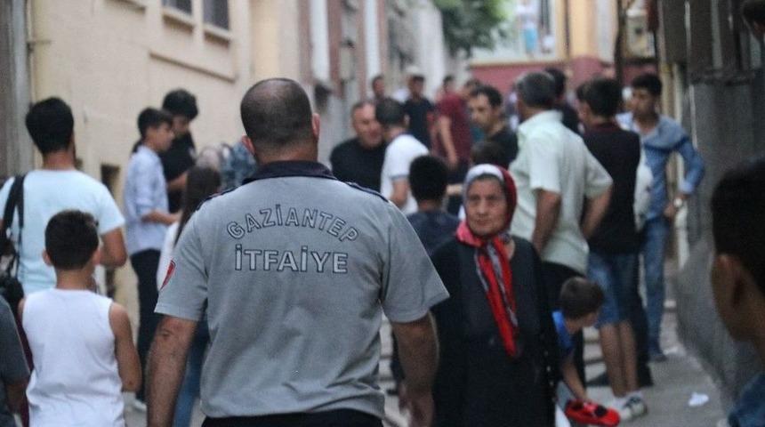 Gaziantep&rsquo;te Ev Yangını Korkuttu