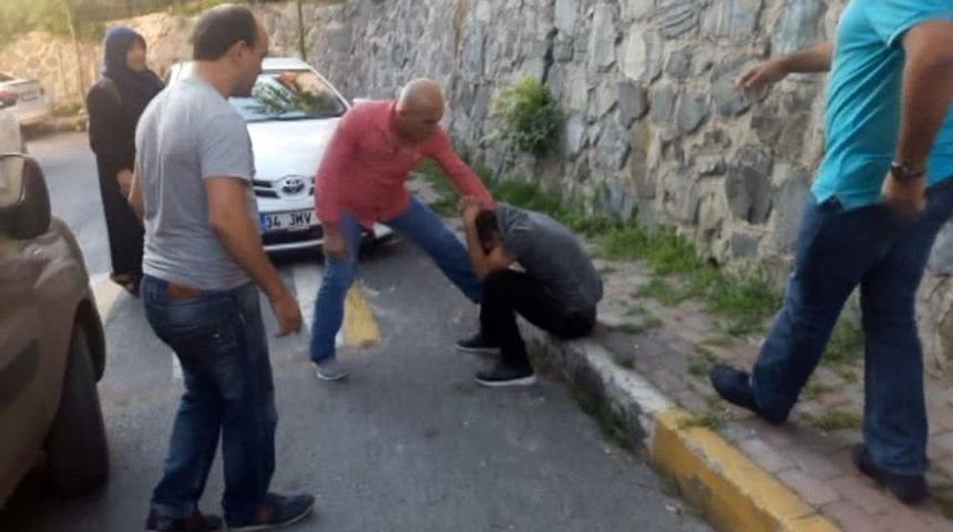 (&ouml;zel Haber) Kapka&ccedil;&ccedil;ıya Vatandaş Dayağı Kamerada