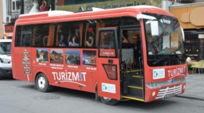 Kırmızı Otob&uuml;sle İzmit Turu Devam Ediyor