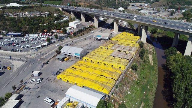 (özel Haber) Boş Kalan Kurban Pazarı Havadan Görüntülendi