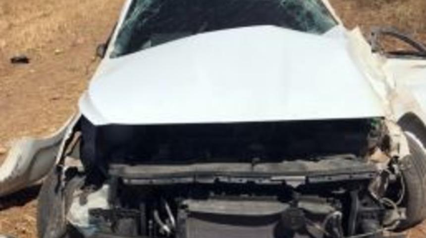 Karaman’da Tarlaya Takla Atan Otomobilin Sürücüsü Öldü