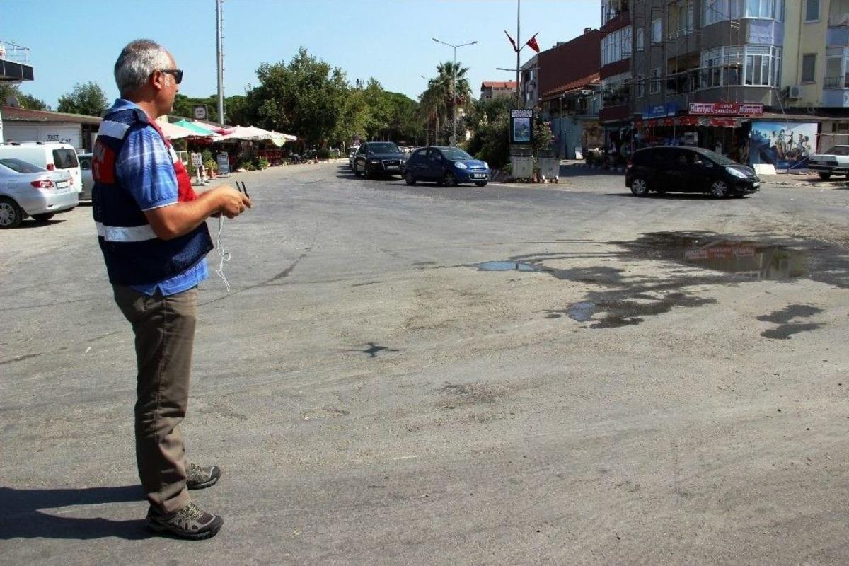 &Ccedil;anakkale&rsquo;de Drone&rsquo;lu Ve Bomba Arama K&ouml;peğiyle Bayram Uygulaması