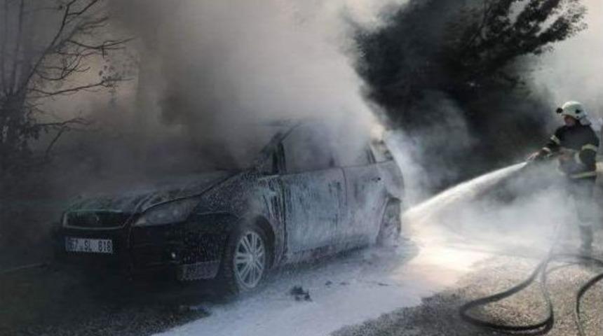 Seyir Halindeyken Alev Alan Ara&ccedil; K&uuml;le D&ouml;nd&uuml;