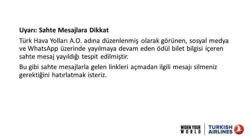 Thy’den ’sahte Ödül Bilet’ Uyarısı