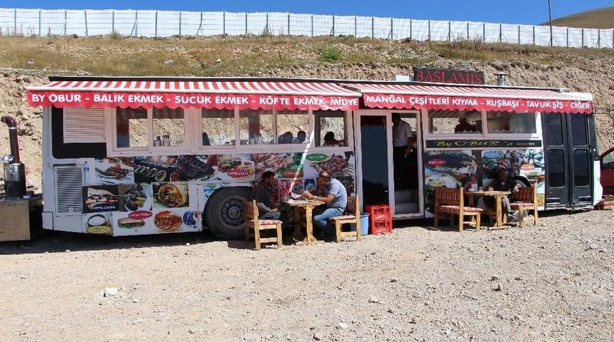 2540 Rakımda Seyyar Restoran