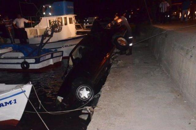 Sinop ta Otomobil Denize Uçtu 2