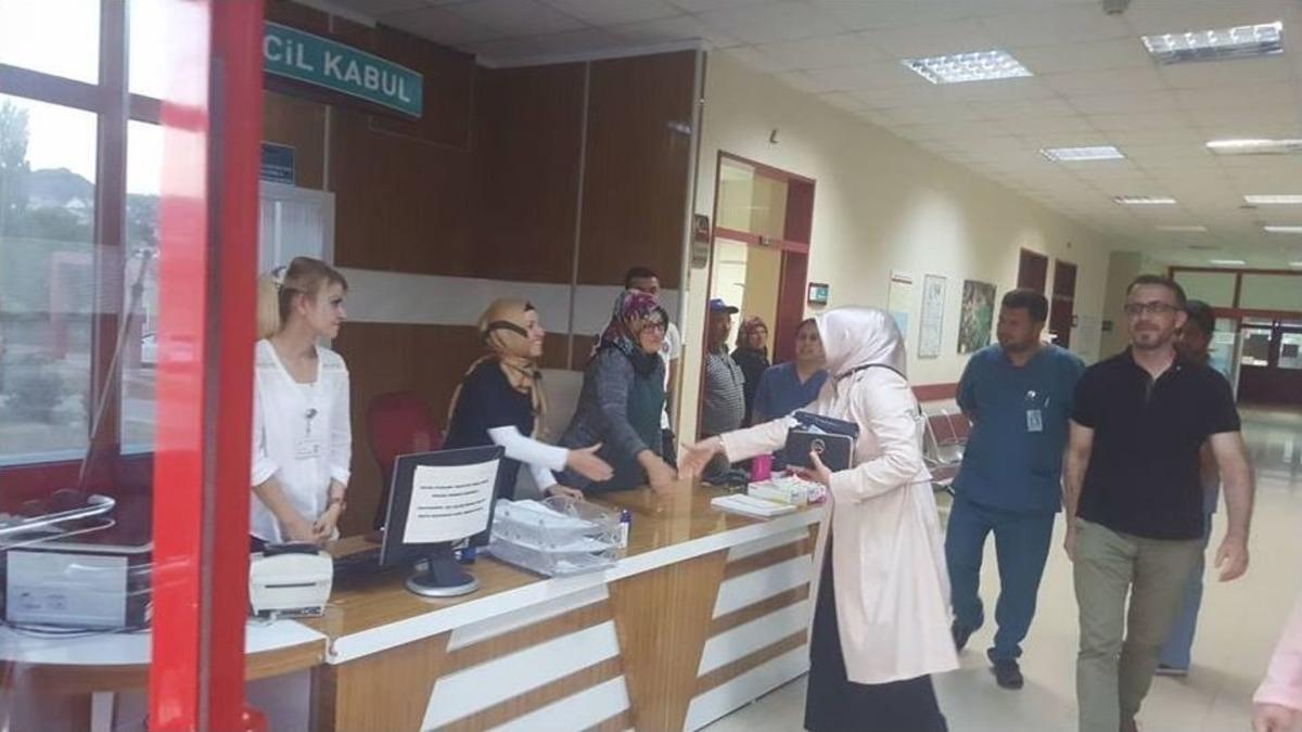 Selahattin &Ccedil;etintaş Devlet Hastanesi&rsquo;ne Bayram Ziyareti