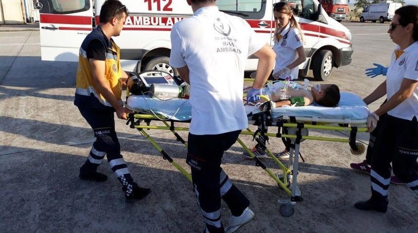 Ambulans Helikopter Minik Mehmet Ali İ&ccedil;in Havalandı