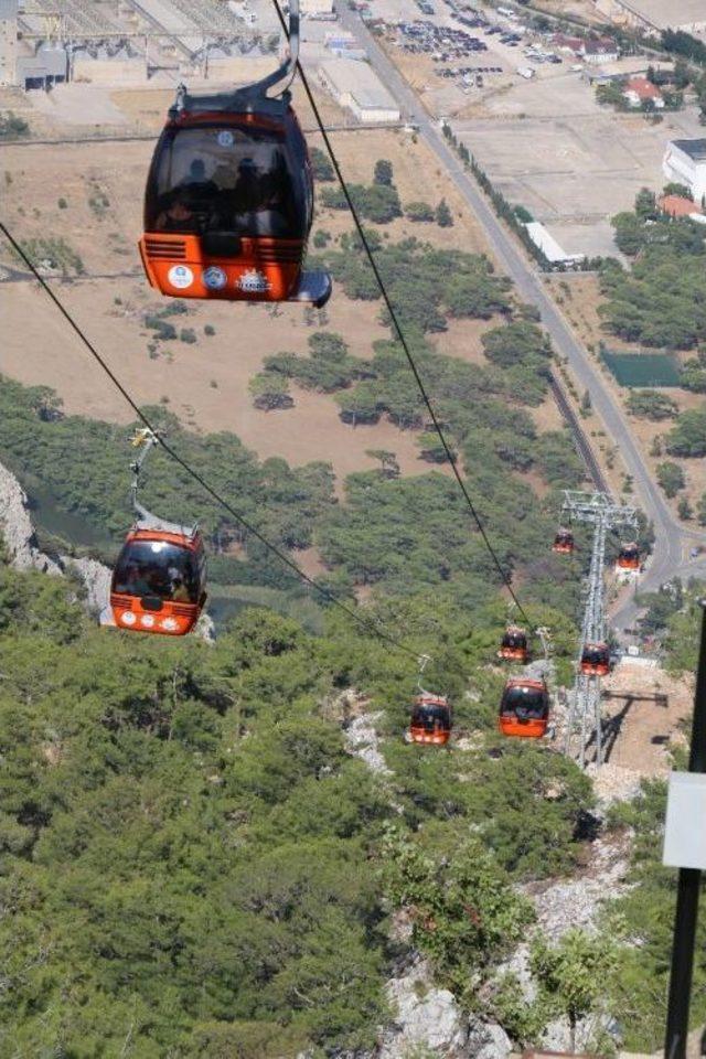 Teleferikte Bayram Yoğunluğu