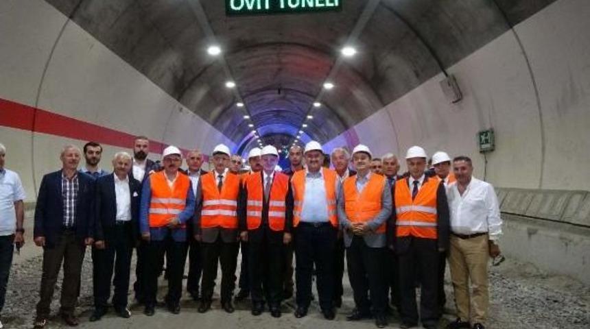 Tbmm Başkanı Kahraman Ovit T&uuml;neli'ni Inceledi