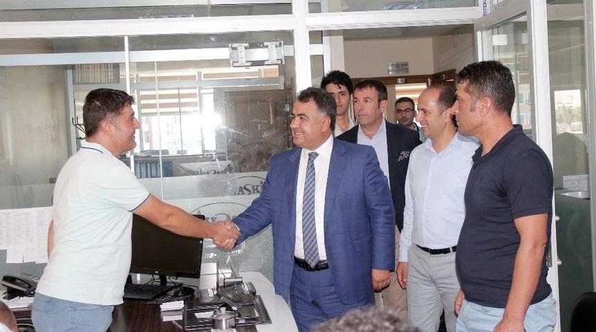 Vaski Genel M&uuml;d&uuml;r&uuml; Tekataş G&ouml;reve Başladı