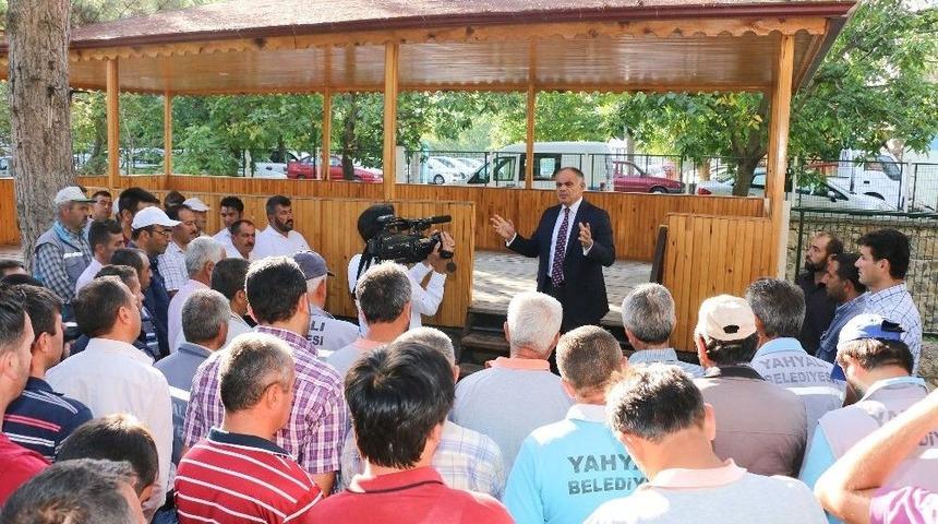 Yahyalı Belediyesi&rsquo;nde Bayramlaşma