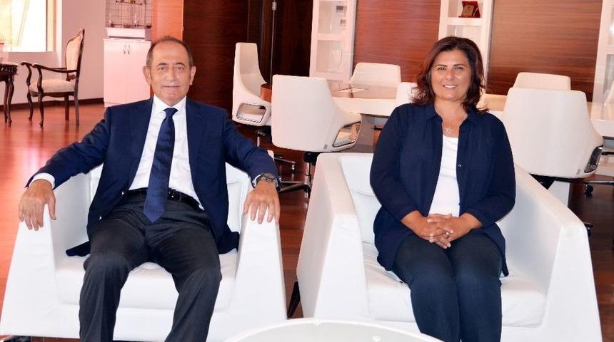 Hamza&ccedil;ebi, Başkan &Ccedil;er&ccedil;ioğlu&rsquo;nu Ziyaret Etti