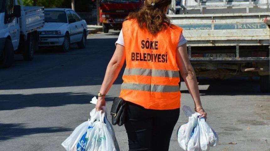 S&ouml;ke Belediyesi Kurban Bayramında Bin D&ouml;rty&uuml;z Aileye Et Dağıttı