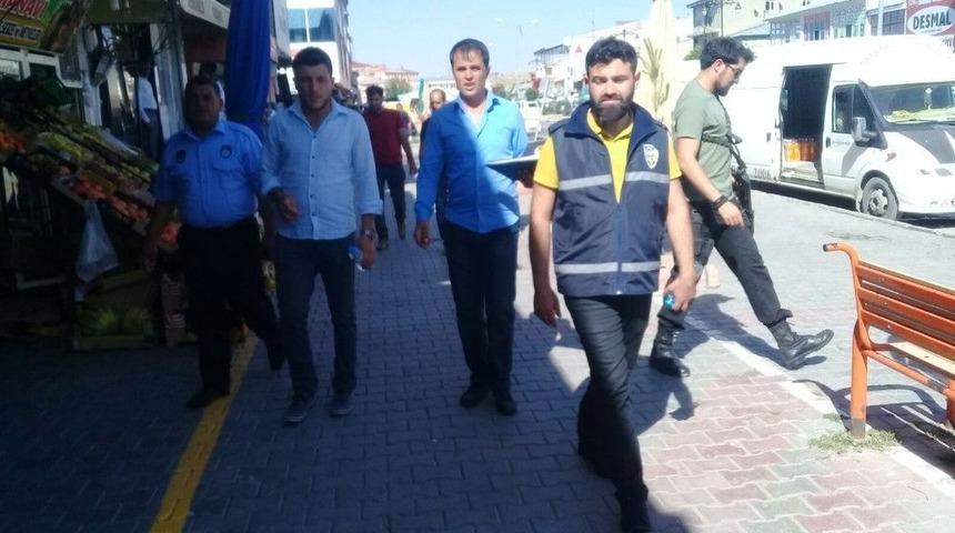 &Ccedil;aldıran&rsquo;da Kaldırım Denetimi