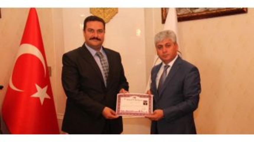 Kaymakam Şatıroğlu&rsquo;ndan Vali Doğan&rsquo;a Ziyaret