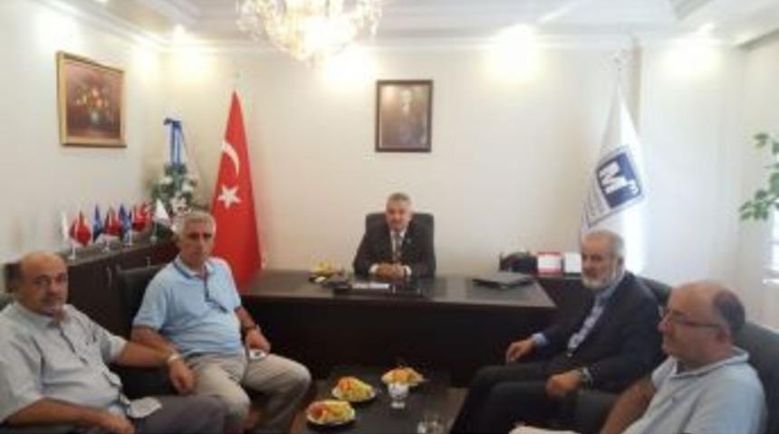 Mtso Başkan Adayı Namık Şahin Se&ccedil;im &Ccedil;alışmalarını S&uuml;rd&uuml;r&uuml;yor