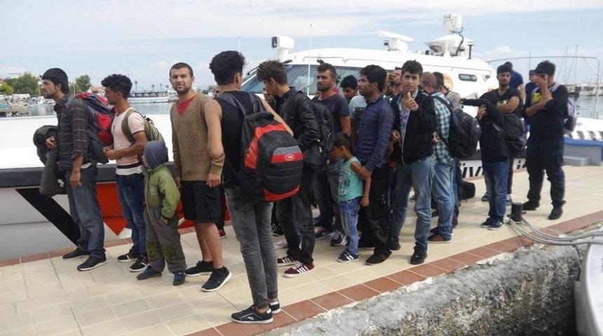 &Ccedil;anakkale&rsquo;de 31 Ka&ccedil;ak G&ouml;&ccedil;men Yakalandı