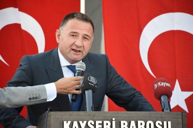 Kayseri Barosu Başkanı Cavit Dursun, 