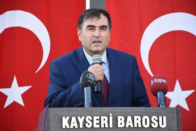 Kayseri Barosu Başkanı Cavit Dursun, 