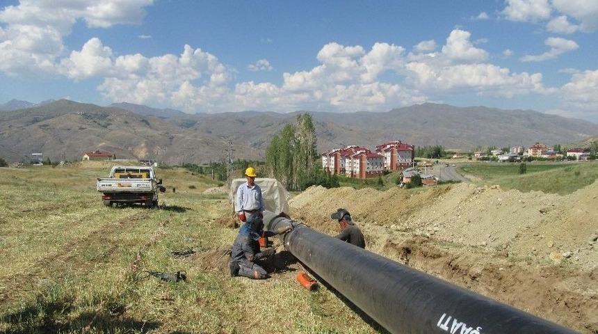 Orman Ve Su İşleri Bakanlığı Erzurum&rsquo;un M&uuml;nbit Topraklarını Suya Kavuşturmaya Devam Ediyor