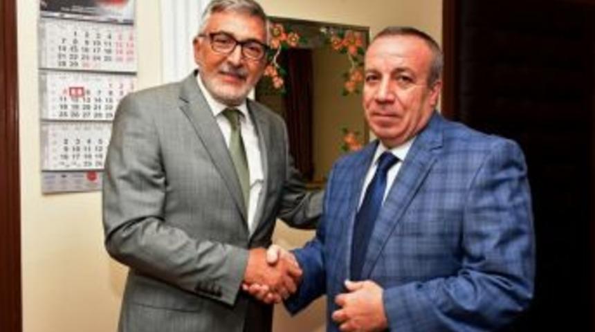 Başkan Bozkurt&rsquo;tan İl&ccedil;e Kaymakamı Mustafa Taş&rsquo;a Hayırlı Olsun Ziyareti