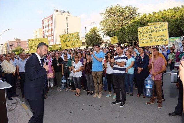 Payas’ta Su Protestosu