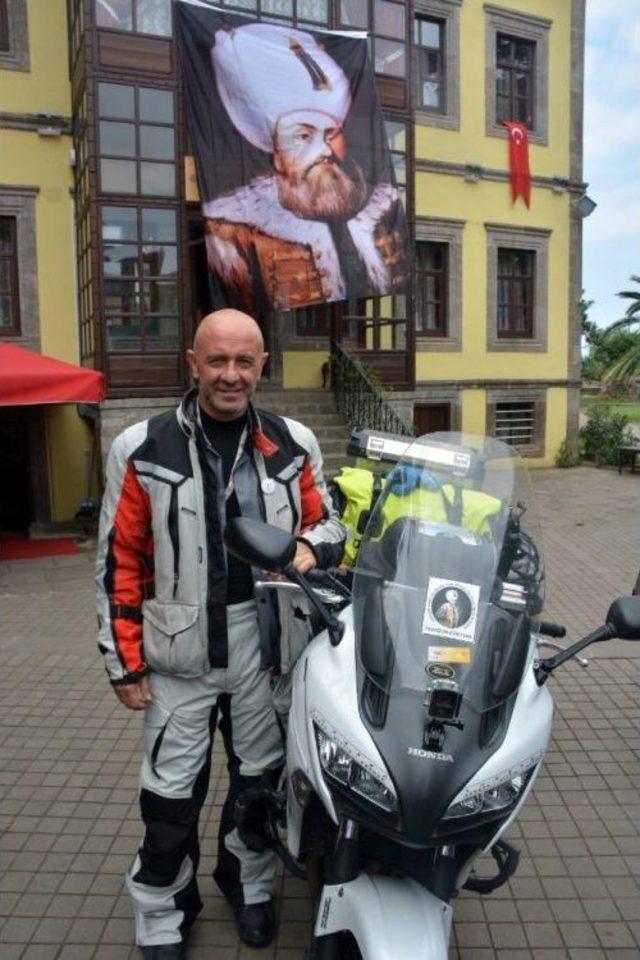 Kanuni’nin İzinde 2 Bin 800 Kilometrelik Motosiklet Turu