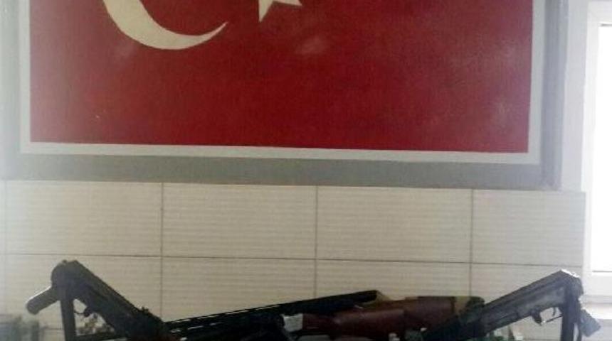 Birecik'te Bir Evde 6 Silah Bulundu