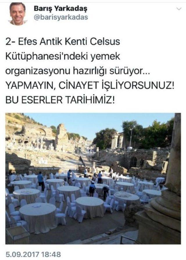 Chp İstanbul Milletvekili Yarkadaş: Efes Antik Kenti, Cafe-Restoran Değildir. Bu Cinayeti Durdurun!