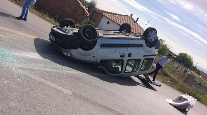 Takla Atan Otomobilde 1 Kişi Yaralandı