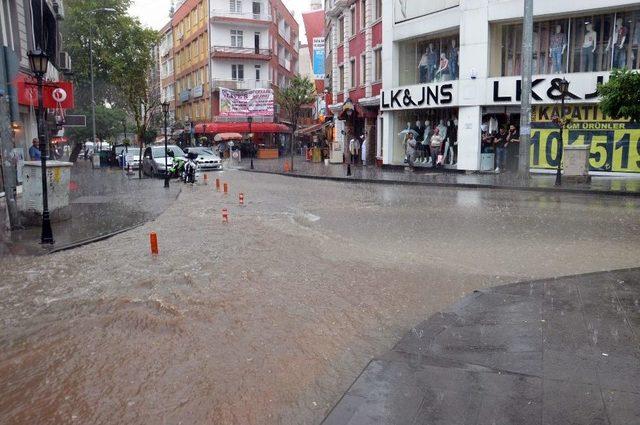 Kırıkkale’de Sağanak Yağış