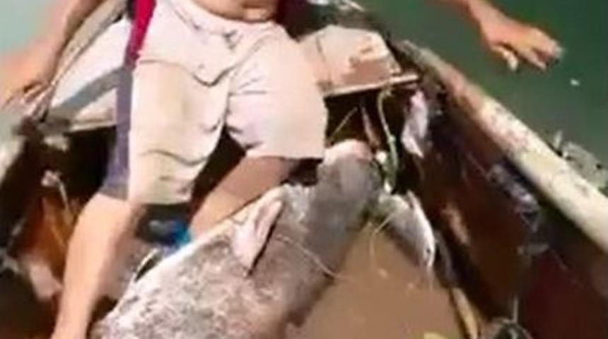 Adana&rsquo;da Dev Yayın Balığı Yakalandı