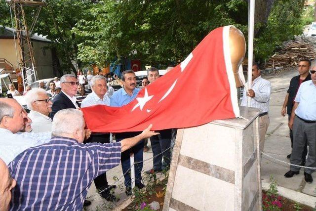 Başkan Çetin Yaylada Park Ve Atatürk Büstü Açtı